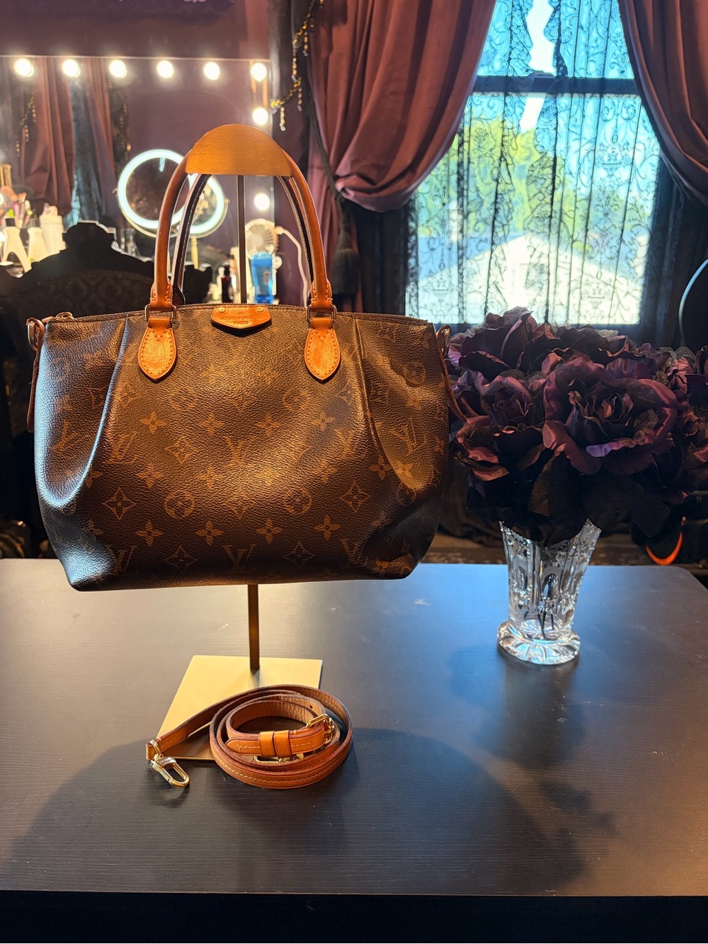 Louis Vuitton Monogram Turenne PM Handbag Shoulder Crossbody